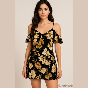 Illa Illa Summer Floral Lightweight Dress size Medium New